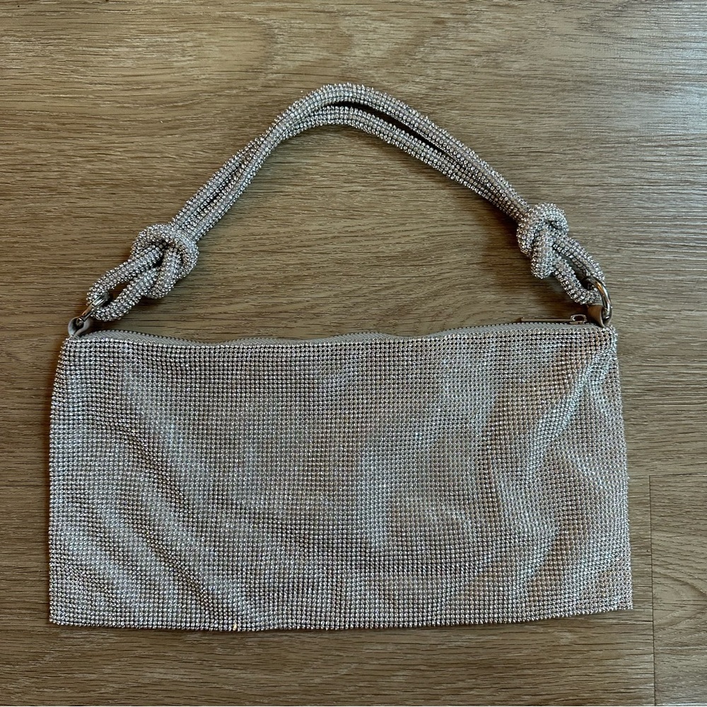 Silver Rhinestone Handbag - Picture 5 of 9